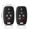 Silicone Car Remote Key Case Cover Fob For Kia New Sedona Grand Carnival Snugly Sorento L580 Kia Doule Carnival Accessories