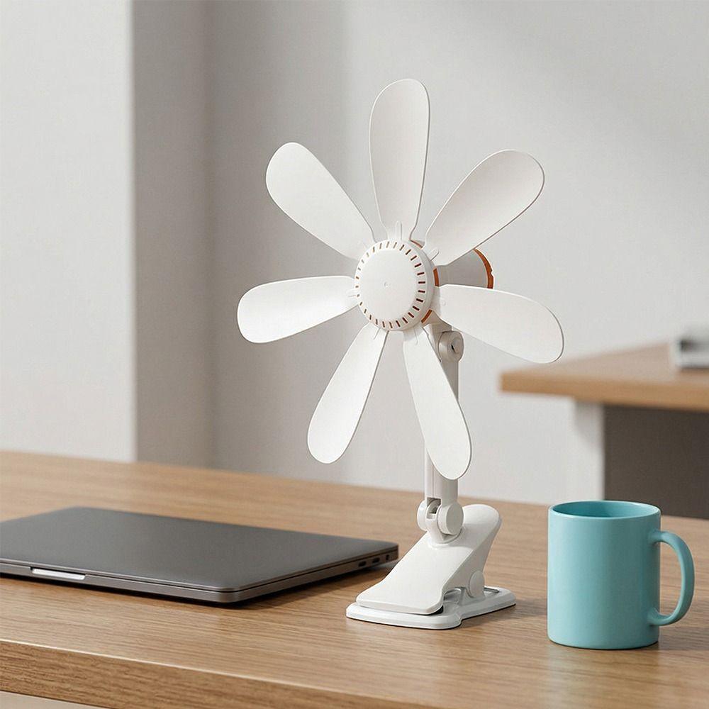 Strong Wind Portable Clip Fan Powerful Airflow Mini Quiet Fan Small Personal Cooling Fan  Bedroom