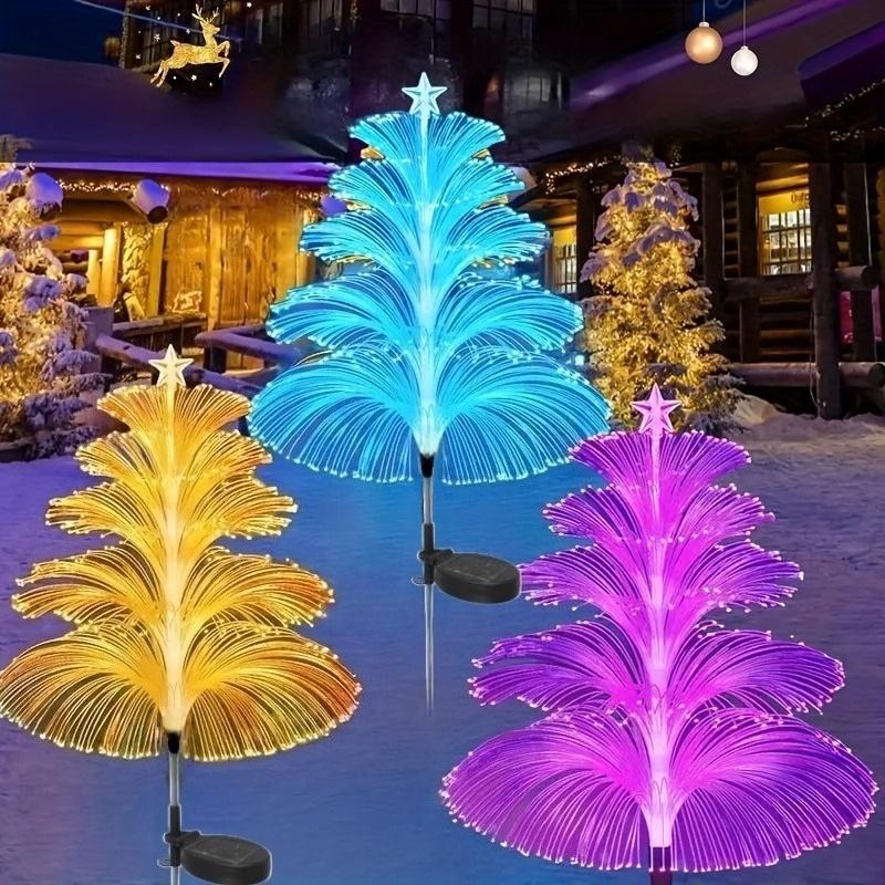 1 шт. Солнечный оптоволоконный светильник-медуза, наружный водонепроницаемый 1/2/3/5 слоев для дорожки, улицы, лужайки, патио, наружного декора