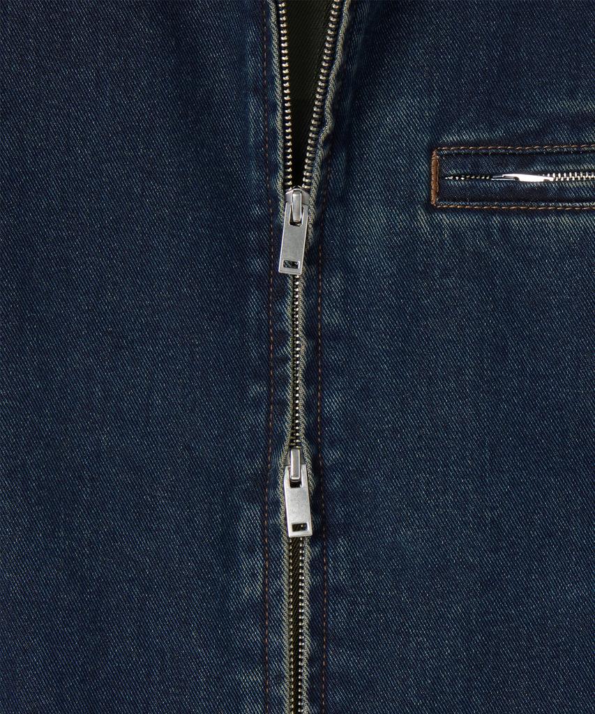 Musinsa Standard Denim Zip-Up Work Jacket [Dark Blue]