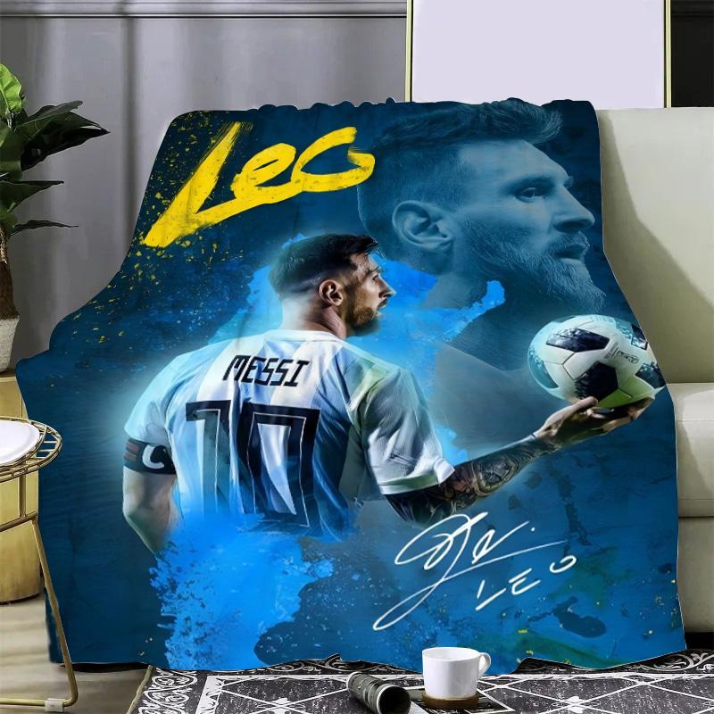 Звезда футбола Принтованные Пикниковые Пледы Р-роналдо М-месси Теплое Одеяло Мягкое и Удобное Одеяло Дом Путешествия Подарок на День Рождения