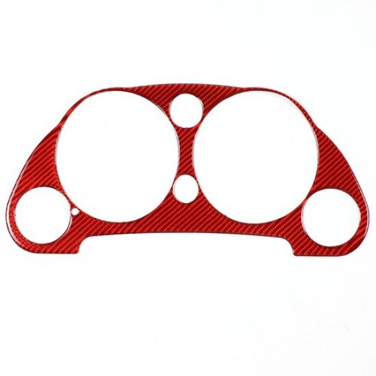 Carbon Fiber Red Dashboard Display Trim Panel For Mitsubishi Eclipse 2006-2011