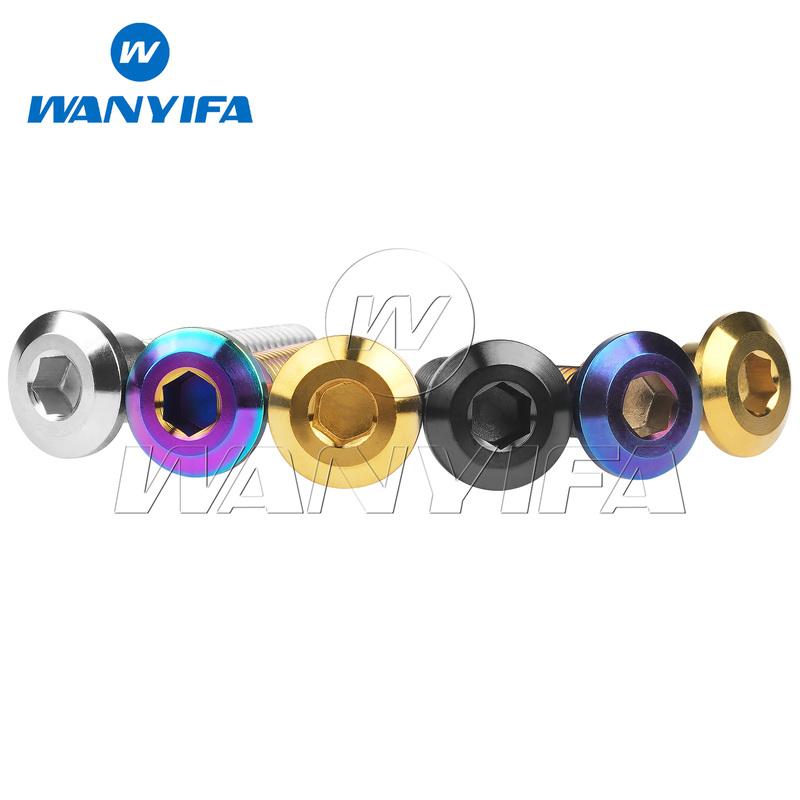 Wanyifa Titanium Bolt M8x20 22 25 30 33 35 40mm Motor Rear Brake Rotor Screw for YAMAHA Suzuki Motorcycle Accessory 5pcs