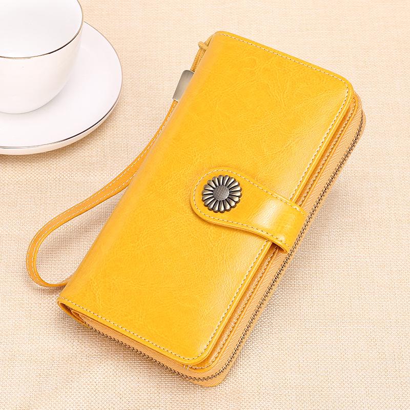 Женский длинный кошелек с RFID защитой