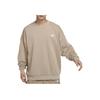 Nike Club Oversize Logo Pattern Crewneck Pullover Sweatshirt Men Sweatshirt Khaki HJ1820-247