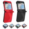 Premium Leather Case for Samsung Galaxy Z Flip 6 Flip 5 Flip 4 3 Credit Cards Slot Phone Bag Cover Shockproof Armor & S LINE