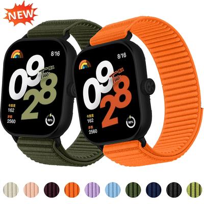 Для Redmi Watch 6 5 4 Нейлоновый ремешок-петля Браслет для умных часов Дышащий браслет для Xiaomi MiBand 9/8 Pro Аксессуары для ремешка