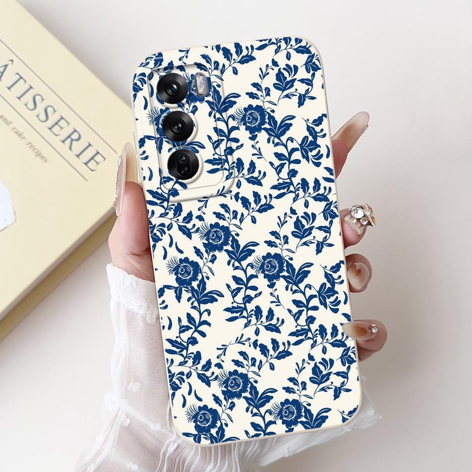 For Oppo Reno 12 Pro Case CPH2629 New Fashion Candy Painted Cover Soft TPU Matte Phone Case For Oppo Reno12 Pro 5G Fundas Bumper