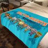 Various styles of Octonauts cartoon cute pattern blankets, 3D printed high-definition sofa blankets, suitable for adults and chi