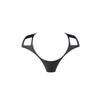 Matte Black Steering Wheel Cover Trim For 2005-2012 BMW 3 Series E90 E92 E93