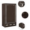 Wardrobe Brown 87 x 49 x 159 cm Fabric