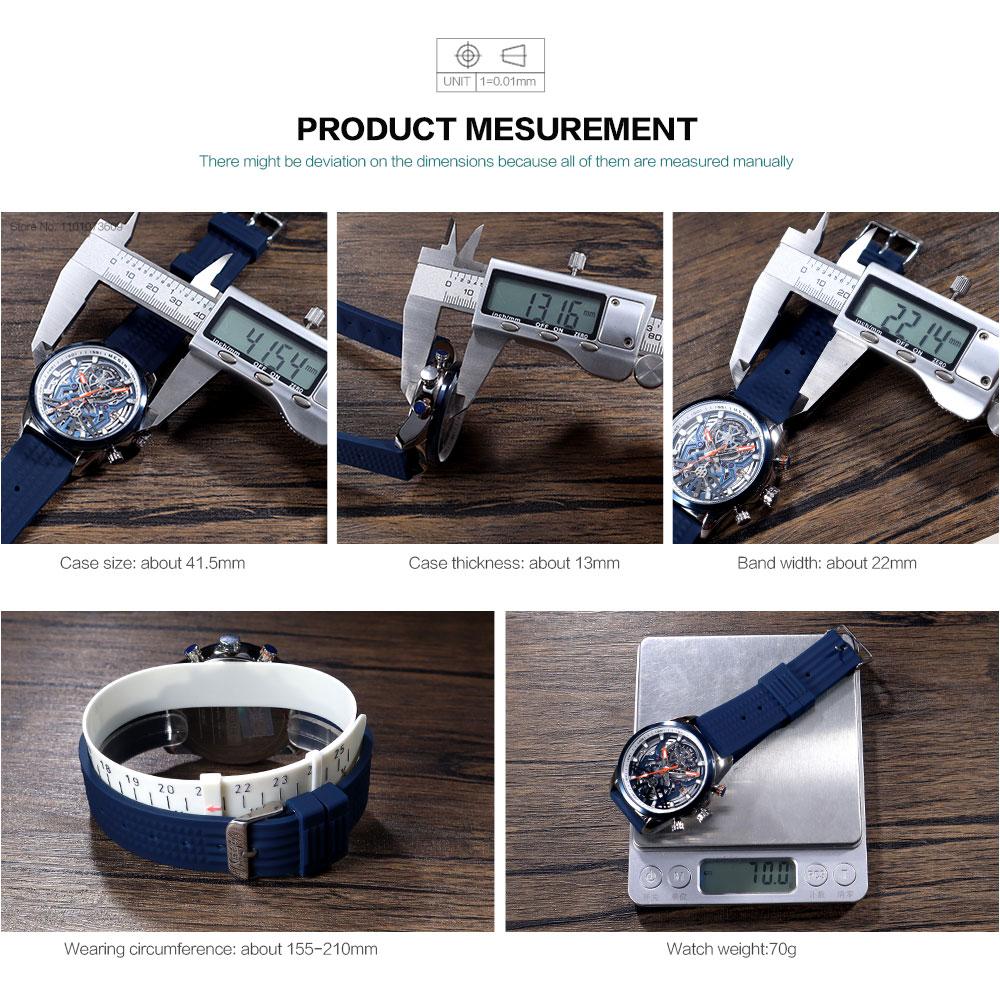 MEGIR 2235 Men Fashionable Waterproof Quartz Chronograph Sports Silicone Strap Luminous Hands Automatic Date Watches for Man