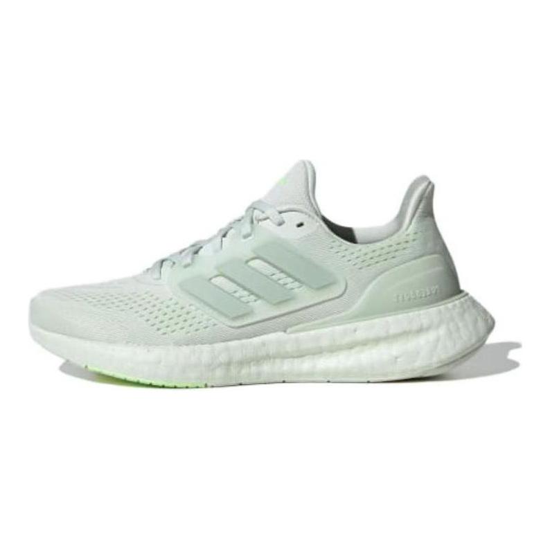 adidas Женские кроссовки PureBoost 23 Crystal Jade Зеленый лен-Зеленый-Металлик Зеленый-Искра IF1559