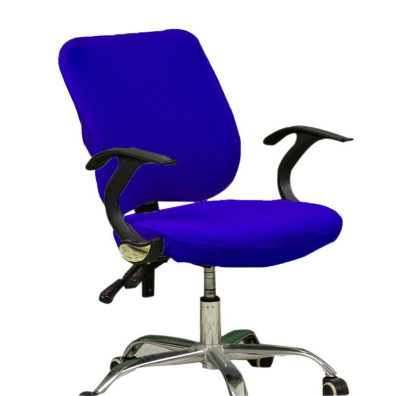 Elastic Universal Stretch Seat Slipcover Protector Removable Office Chair Cover Split