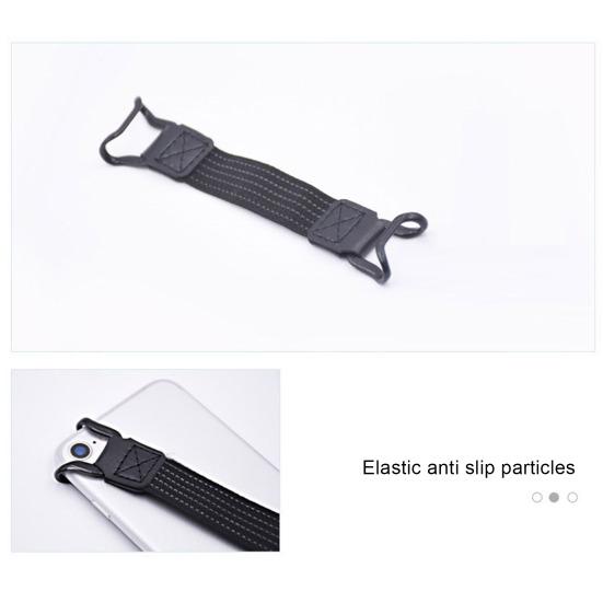 Phone Strap Buckle Operation One-Handed High Anti-Fall Secure Fixing Holder Elastic Phone Strap Back