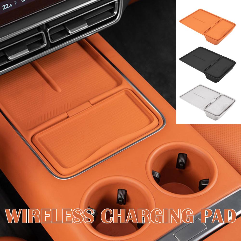 For Lixiang L7 L8 L9 Car Wireless Silicone Padding Accessories Storage Organize Auto Console Anti Pad Center Slip Box Holde Y4x9