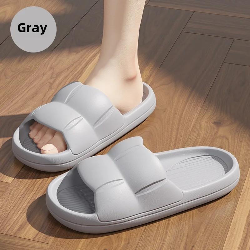 Summer Home Use Soft Bottom Indoor Slippers For Men And Women Anti-Slip Wear Resistant Bathroom Slippers Couple Slippers