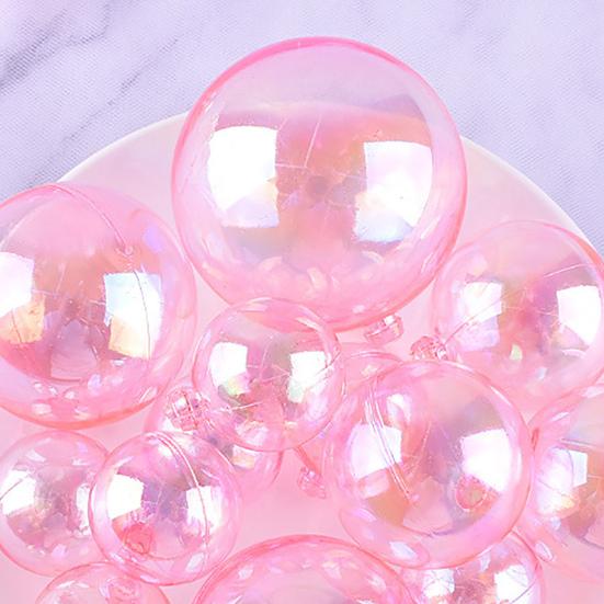 10Pcs Cake Decoration Ball Transparent Christmas Tree Wedding Party Cake Decorating Ball Bakery Supplies