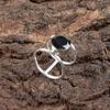 Black Onyx Gemstone 925 Sterling Silver Jewelry Handmade Ring For Engagement RR-13-18