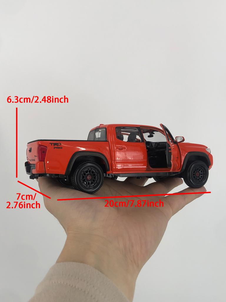 DTEZTU1 Maisto 1:27 Toyota Tacoma TRD Pro 2023 модель автомобиля, металлическое украшение из цинкового сплава, коллекционный подарочный автомобиль