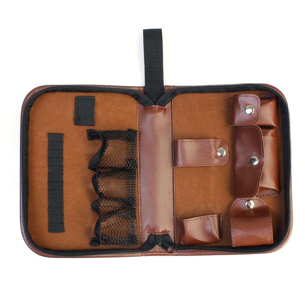 Golf tool kit, golf accessory kit, convenient to carry, multifunctional, large capacity, storage leather bag