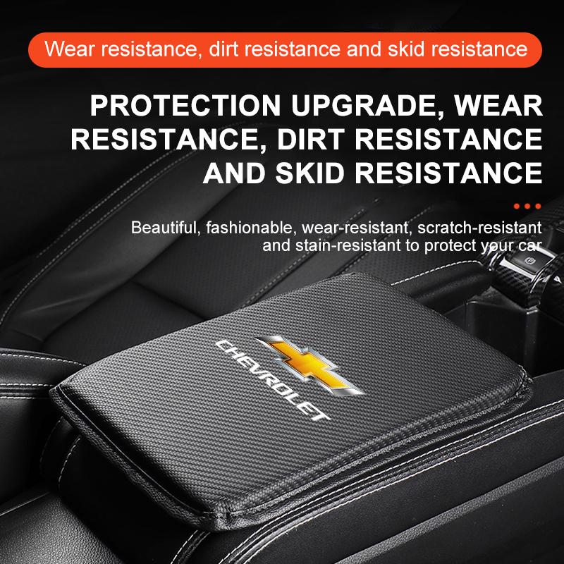 Коврики в ящик подлокотника автомобиля, кожаные накладки на центральную консоль, аксессуары для Chevrolet Cruze Malibu Sail Spark Captiva Equinox Trax AVEO Lova