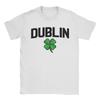 Дублин Ирландия Футболки Мужские 100% Хлопок Оригинальная Футболка Круглый Вырез Футболки Короткий Рукав Одежда Лето