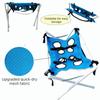 Folding Cat Bathing Rack Quick-Dry Mesh Anti-Bite Pet Grooming Hammock Detachable Stable Structure Pet Nail Clipping Holder