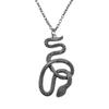 Колье-цепочка длиной 45 см или 70 см, Дракон, Змея, Аниме, Минималистичные ювелирные компоненты QN023