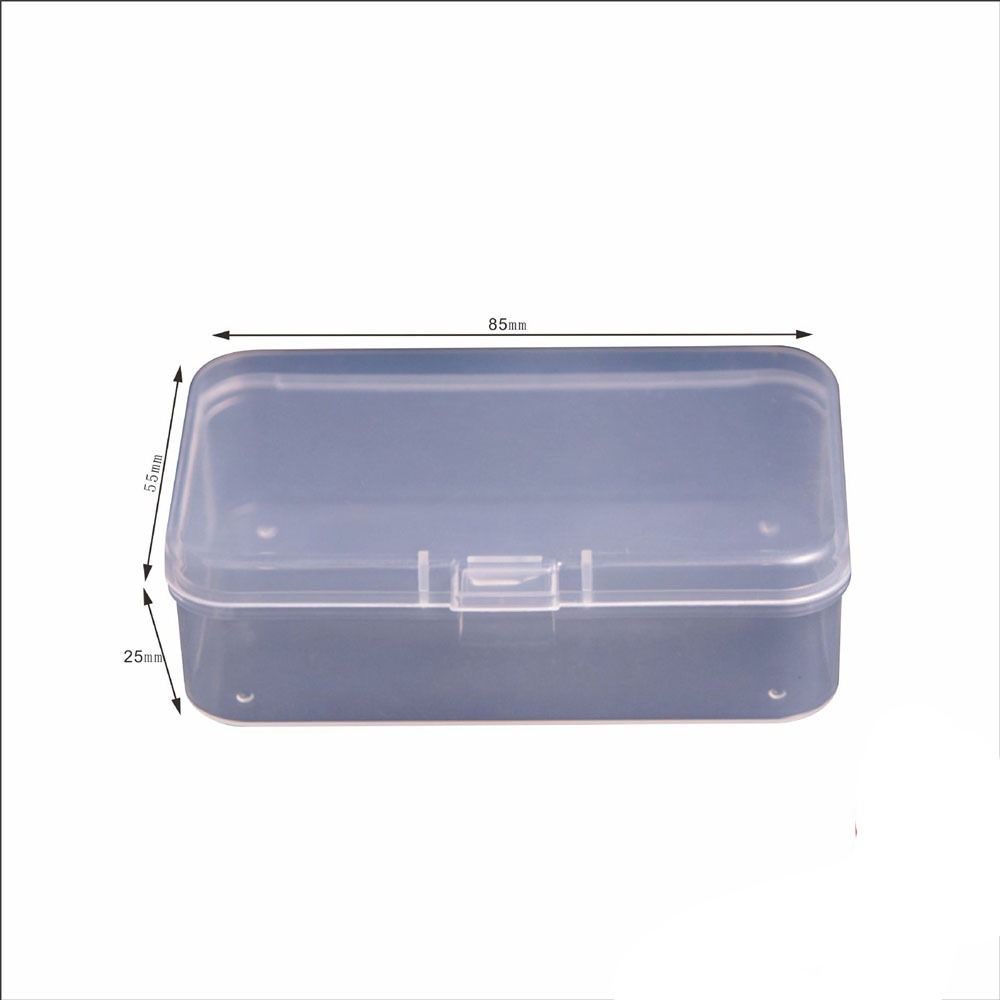 Прозрачный ящик для хранения Квадратные упаковочные коробки 5 размеров Рыболовные инструменты Аксессуары Держатель для электроинструментов