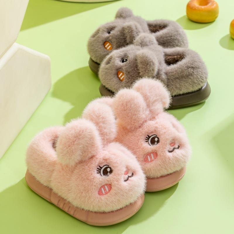 2024 Осень Зима Детская Обувь Модные Домашние Тапочки Милые Мультяшные Детские Повседневные Туфли Теплые Нескользящие Туфли Sandalias De Mujer
