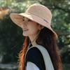 Женская летняя солнцезащитная шляпа от УФ-лучей, водостойкая, легкая, дышащая кепка, складная, портативная для пеших прогулок на природе