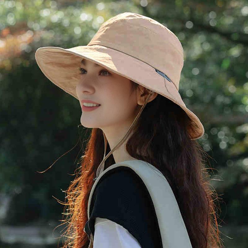 Женская летняя солнцезащитная шляпа от УФ-лучей, водостойкая, легкая, дышащая кепка, складная, портативная для пеших прогулок на природе