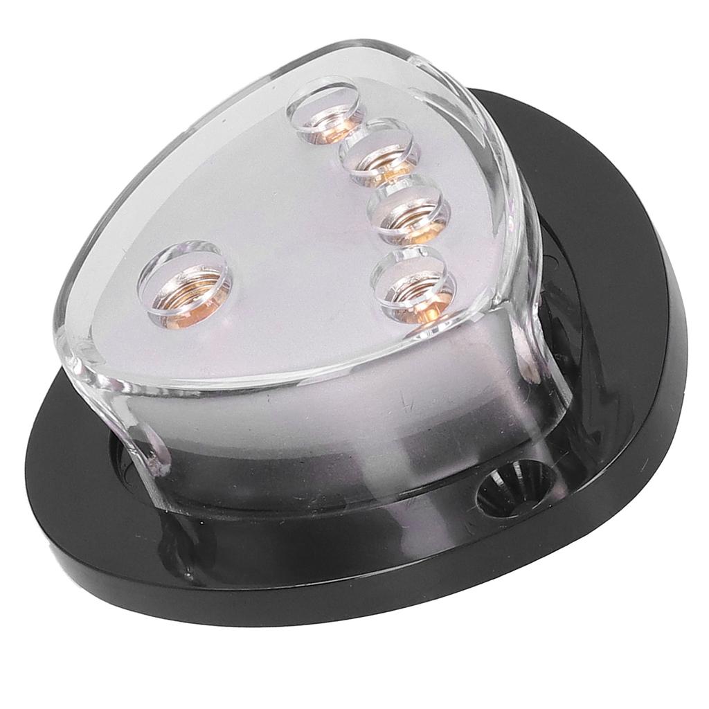 Power Fuse Distribution Block Holder 1 In 4 Way Out 0 4 AWG To 4 8 AWG for Cars Trucks Boats