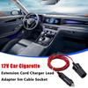 Car Cigarette Lighter Plug Connector Extension Cord Adapter Power Automotive 5M Universal Accessories N1T7