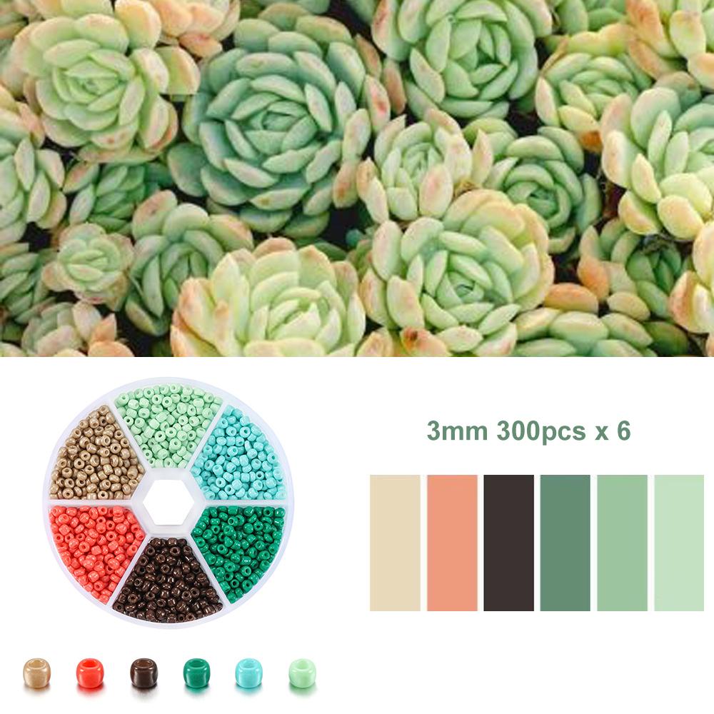 1Set with Box Glass Seed Beads Czech Charm Crystal Spacer Glass Bead For Jewelry Making Kits DIY Handmade Supplies Accessories Set