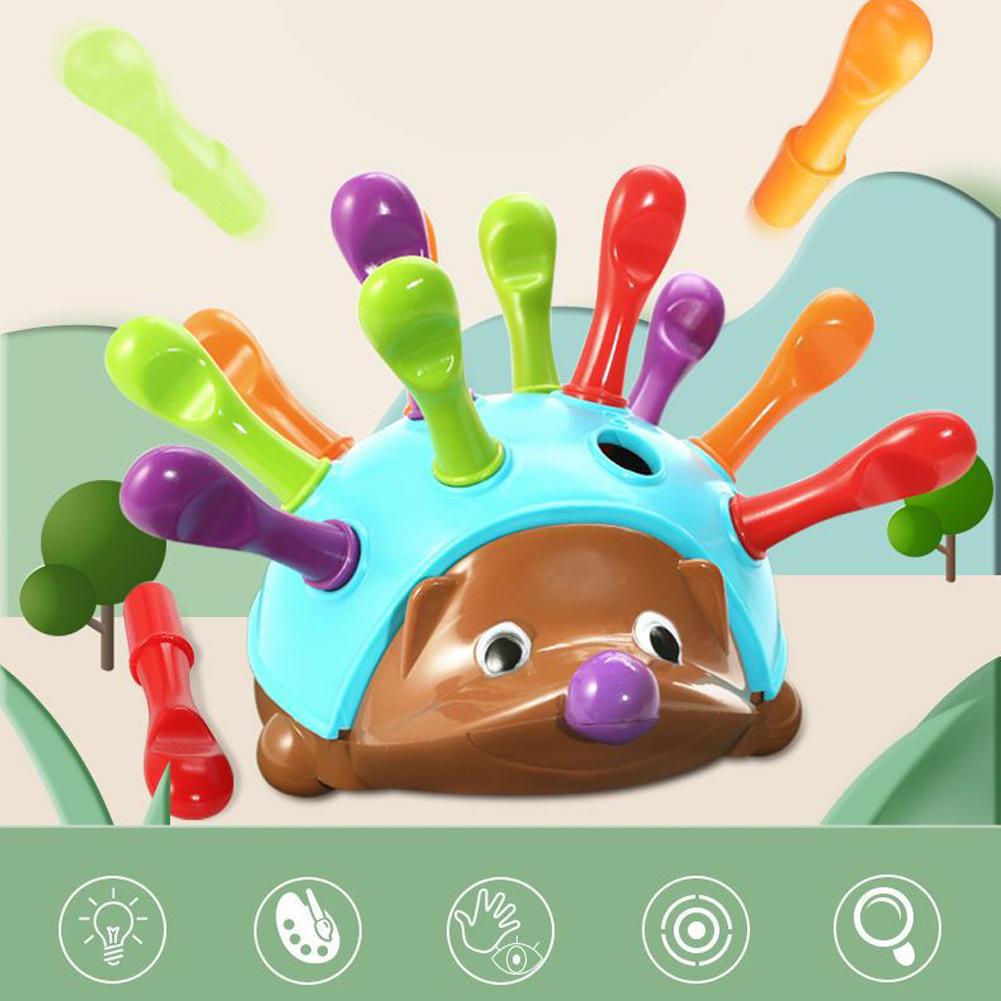 Сенсорные игрушки-ежики Игрушки для развития мелкой моторики для малышей и детей дошкольного возраста Сенсорные развивающие игрушки для путешествий для детей от 1 года до 4 лет