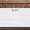 COACH Skinny Id CaseSignature Coated Canvas And Leather Card Holder Womens Brown
