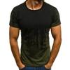 Новая мужская модная спортивная футболка с индивидуальным принтом для фитнеса, мужская летняя тонкая футболка с коротким рукавом