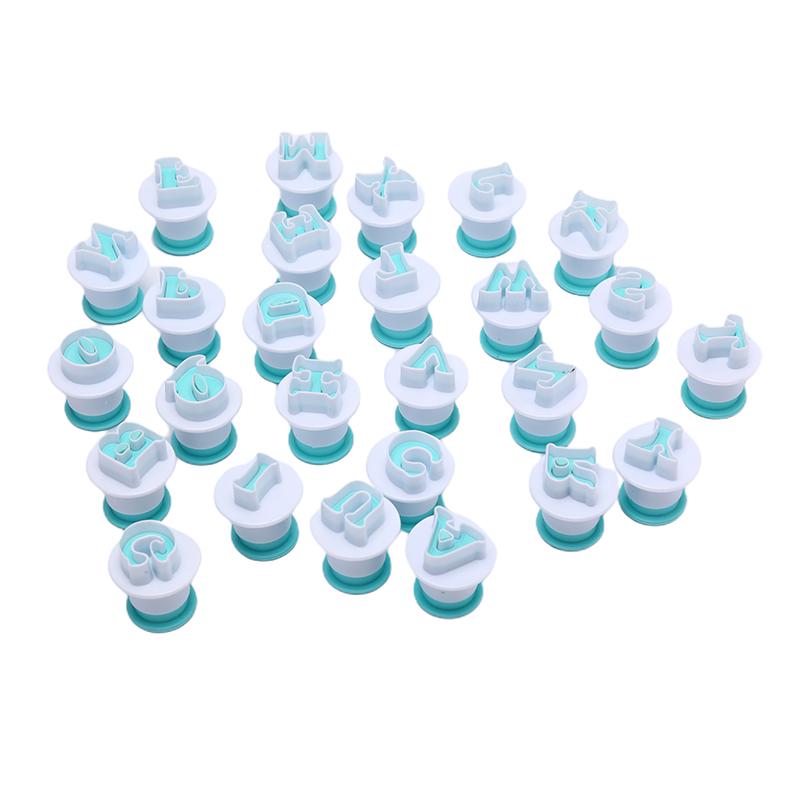 Форма для кексов Инструменты для украшения торта Алфавит Цифра Формочка для печенья Штамп Оттиск