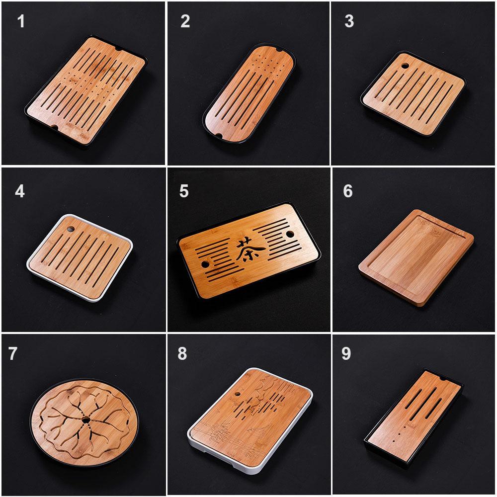 Kung Fu Teas Дом и Сад Китайская Посуда для Напитков Сервировочные Бытовые Подносы Бамбуковый Поднос для Чая Хранение Воды