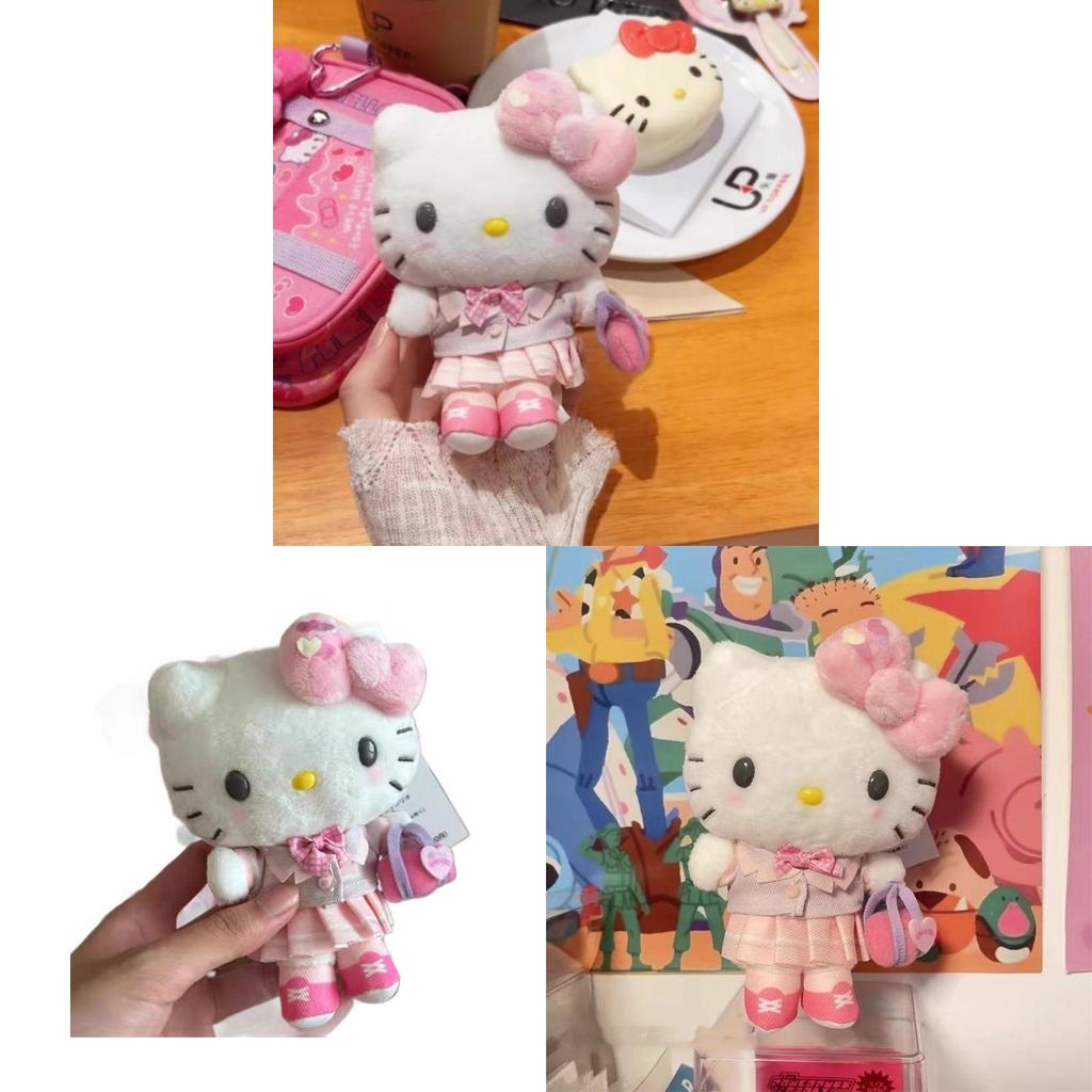 Плюшевый брелок-кошка Hello Kitty с подвеской-мягкой игрушкой для рюкзаков и в качестве подарка