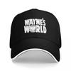 Белые Кепки Бейсболки с Буквами Wayne’s World для Пеших Прогулок Женские Персонализированные Мужская Пляжная Кепка Папы Хип-Хоп Кепка Тракер