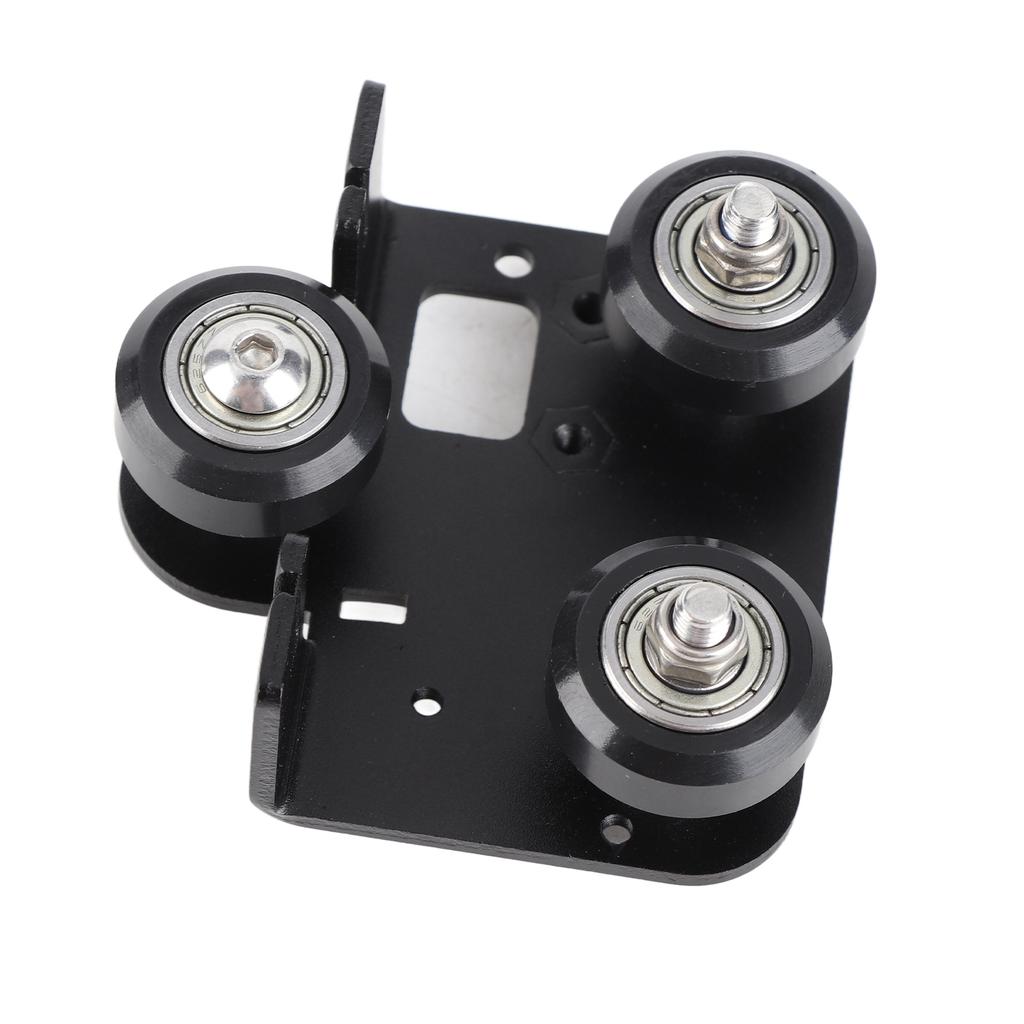 Back Support Plate Black Metal 3D Printer Extruder Back Support Plate With Pulley for Ender3 V2