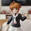 Фигурка Сакуры из Cardcaptor Sakura в стоячей позе, школьная форма, универсальная модель Сакуры, украшение для компьютерного корпуса в стиле аниме.