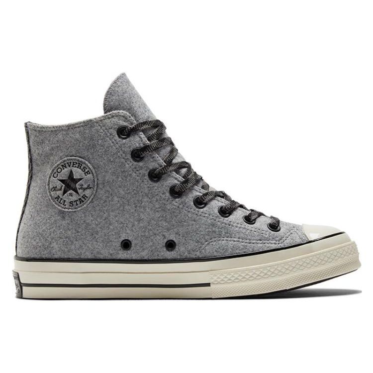 Converse Кроссовки унисекс Chuck 70 High Flannel Grey Black A04285C