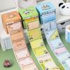 1roll Pull-Out Sticky Notes, Cartoon Sticky Note, DIY Stickers, Index Labels, Suitable For Office, Study, And Handbook