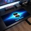 BIRMINGHAM CITY Custom Large Mouse Pad, Personalized Name Text Print, Football Logo Non‑Slip Desk Mat Gaming Gift