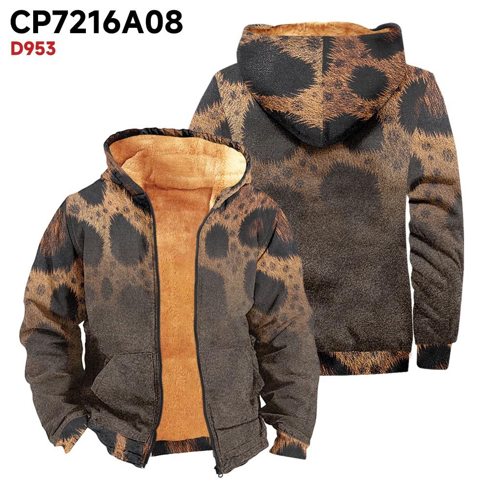 Мужское бархатное пальто с длинным рукавом и карманом Fashion Plus