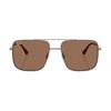 RAYBAN Металлические солнцезащитные очки неправильной геометрической формы, унисекс, стиль для пары 004/73 56-16 RB3758